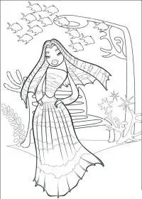 Fisă de colorat cu Shark tale de colorat p04