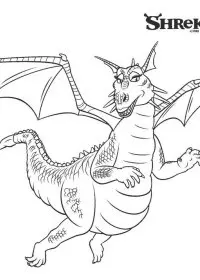 Fisă de colorat cu Shrek de colorat p03