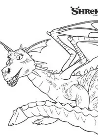 Fisă de colorat cu Shrek de colorat p05