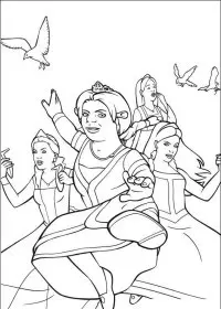 Fisă de colorat cu Shrek de colorat p06