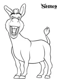 Fisă de colorat cu Shrek de colorat p07