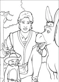 Fisă de colorat cu Shrek de colorat p08