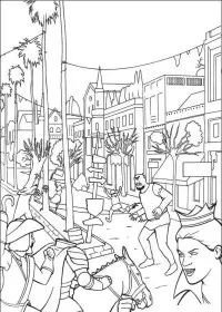 Fisă de colorat cu Shrek de colorat p10