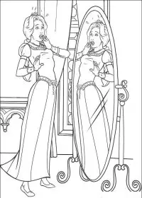 Fisă de colorat cu Shrek de colorat p100