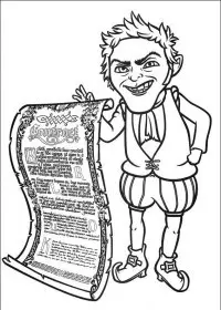Fisă de colorat cu Shrek de colorat p103
