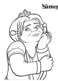 Fisă de colorat cu Shrek de colorat p11