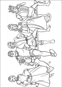 Fisă de colorat cu Shrek de colorat p116