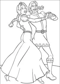 Fisă de colorat cu Shrek de colorat p121