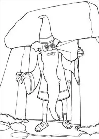 Fisă de colorat cu Shrek de colorat p142