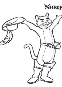 Fisă de colorat cu Shrek de colorat p145