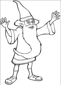 Fisă de colorat cu Shrek de colorat p146