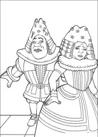 Fisă de colorat cu Shrek de colorat p19