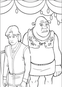 Fisă de colorat cu Shrek de colorat p26