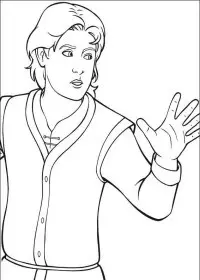 Fisă de colorat cu Shrek de colorat p34