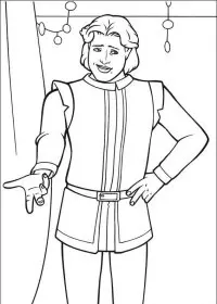 Fisă de colorat cu Shrek de colorat p42