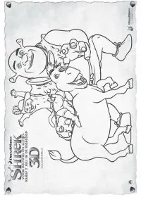 Fisă de colorat cu Shrek de colorat p48