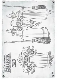 Fisă de colorat cu Shrek de colorat p49