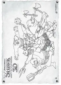 Fisă de colorat cu Shrek de colorat p52