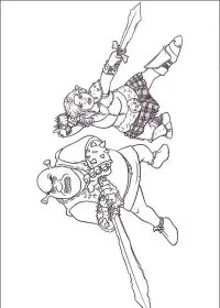 Fisă de colorat cu Shrek de colorat p60