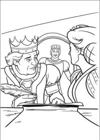 Fisă de colorat cu Shrek de colorat p71