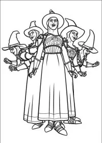 Fisă de colorat cu Shrek de colorat p80