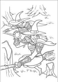 Fisă de colorat cu Shrek de colorat p89