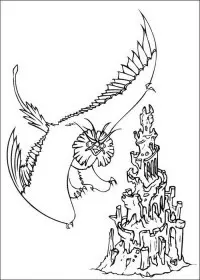 Fisă de colorat cu Sindbad de colorat p06