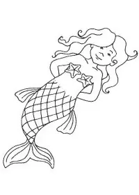 Fisă de colorat cu Sirene de colorat p22