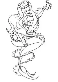 Fisă de colorat cu Sirene de colorat p30