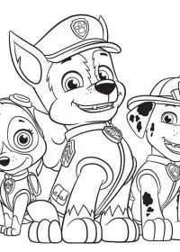Patrula Cățelușilor de colorat p65