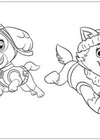 Patrula Cățelușilor de colorat p19