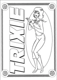 Fisă de colorat cu Speed racer de colorat p05