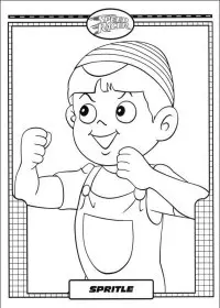 Fisă de colorat cu Speed racer de colorat p30