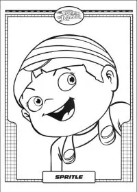 Fisă de colorat cu Speed racer de colorat p39