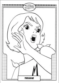 Fisă de colorat cu Speed racer de colorat p40