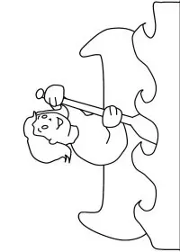 Fisă de colorat cu Sport de colorat p03