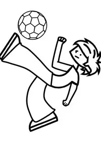 Fisă de colorat cu Sport de colorat p06