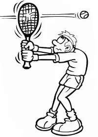 Fisă de colorat cu Sport de colorat p10