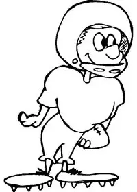 Fisă de colorat cu Sport de colorat p111