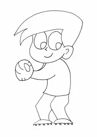 Fisă de colorat cu Sport de colorat p114