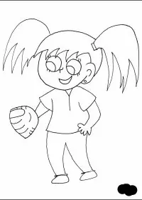 Fisă de colorat cu Sport de colorat p122