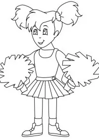 Fisă de colorat cu Sport de colorat p125