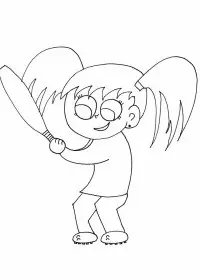 Fisă de colorat cu Sport de colorat p126