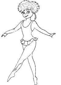 Fisă de colorat cu Sport de colorat p135