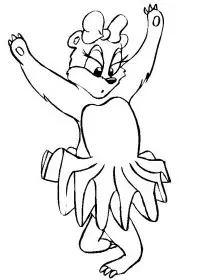 Fisă de colorat cu Sport de colorat p136