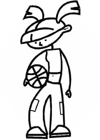 Fisă de colorat cu Sport de colorat p23