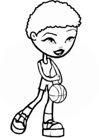 Fisă de colorat cu Sport de colorat p33