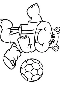 Fisă de colorat cu Sport de colorat p37