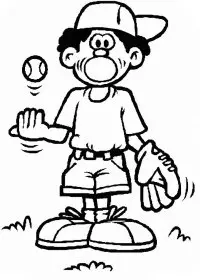 Fisă de colorat cu Sport de colorat p44