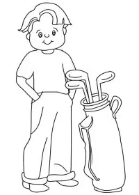 Fisă de colorat cu Sport de colorat p48